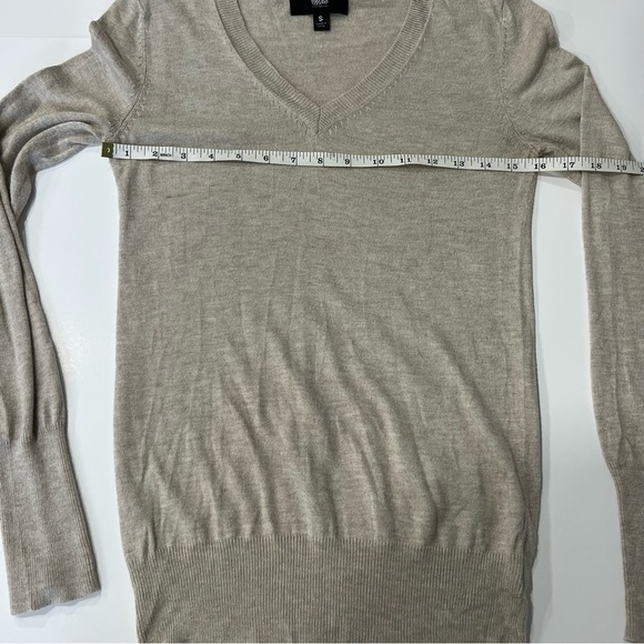 Mossimo Knit Sweater Cream Tan Small - Picture 10 of 11